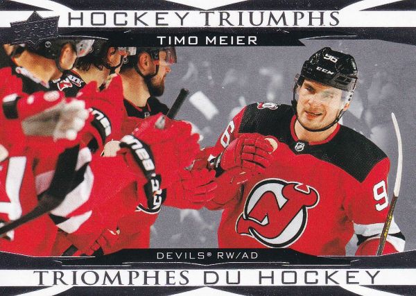 insert karta TIMO MEIER 23-24 Tim Hortons Hockey Triumphs číslo HT-17